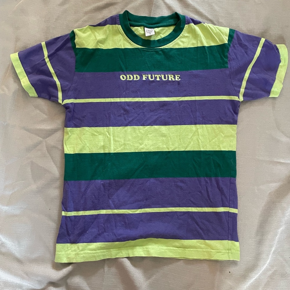 Odd future short sleeve striped teesirt size small